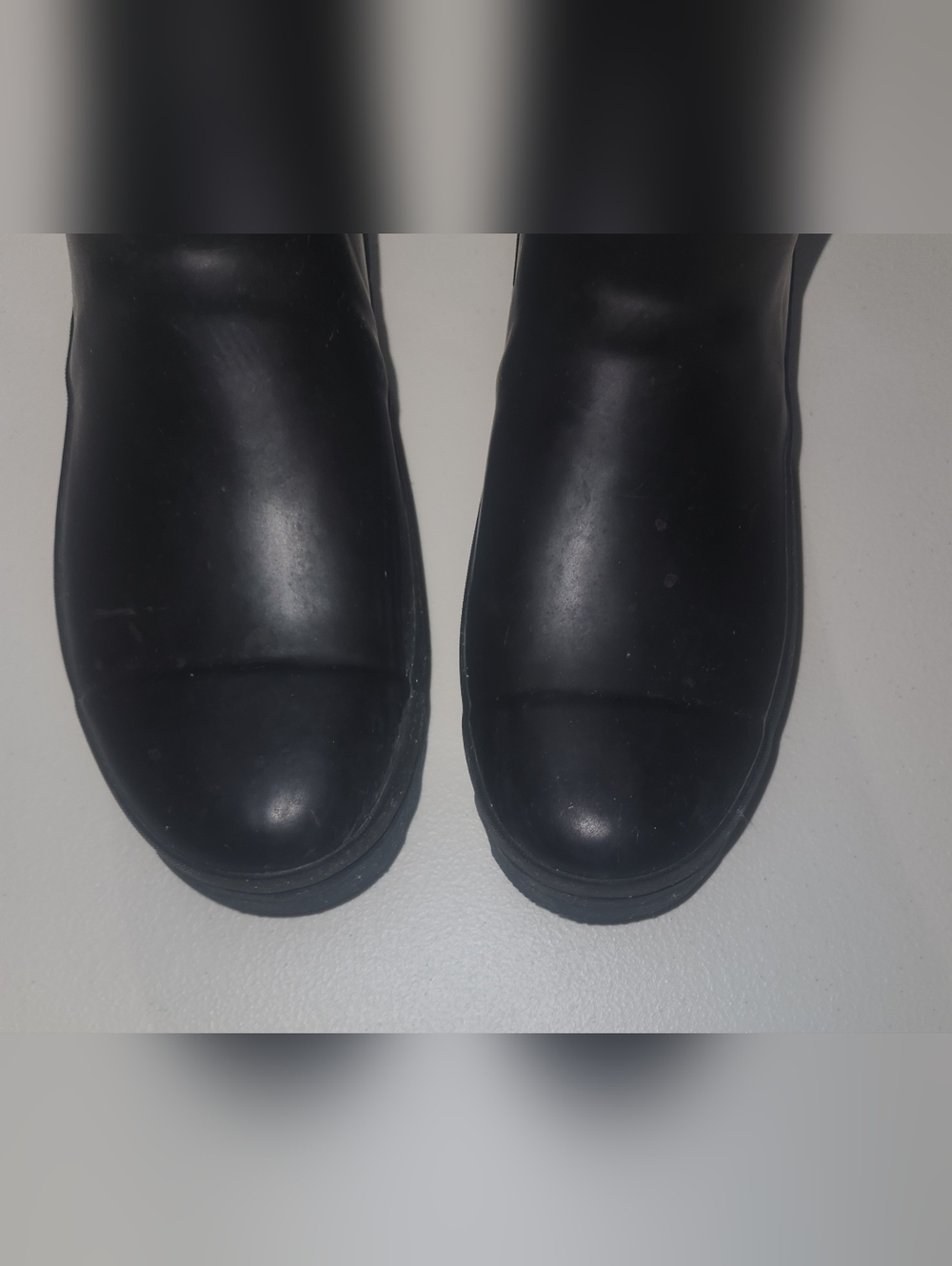 Sorel Black Tall Rain Boots Women's Size 8 - Picture 6 of 11